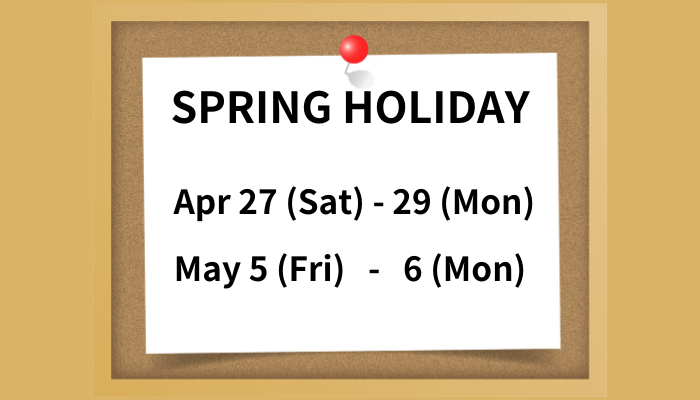 SPRING HOLIDAY